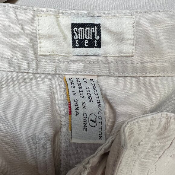 Vintage 90s Y2K Cargo Utility Pants Straight Leg High Rise Fit Chore Trousers - Picture 7 of 9